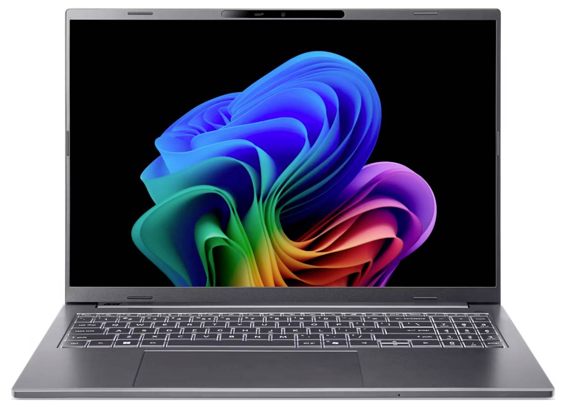 Acer Notebook 40.6cm (16 Zoll) WUXGA 288V 32GB RAM 1TB SSD Deutsch, QWERTZ Intel Intel Arc Graphics Grau NX.JP1EG.00V