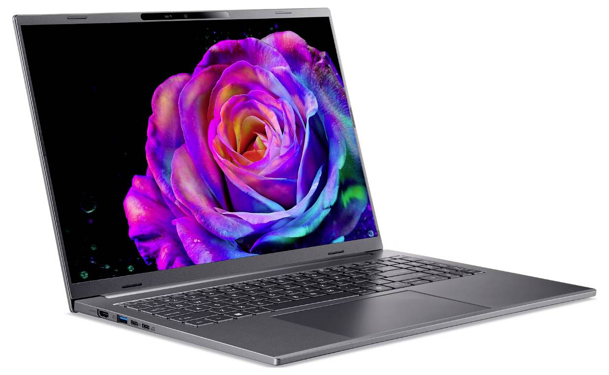 Acer Notebook 40.6 cm (16 Zoll) WUXGA AMD Ryzen AI 7 350 16 GB RAM 1 TB SSD Deutsch, QWERTZ Grau NX.JP0EG.00Y