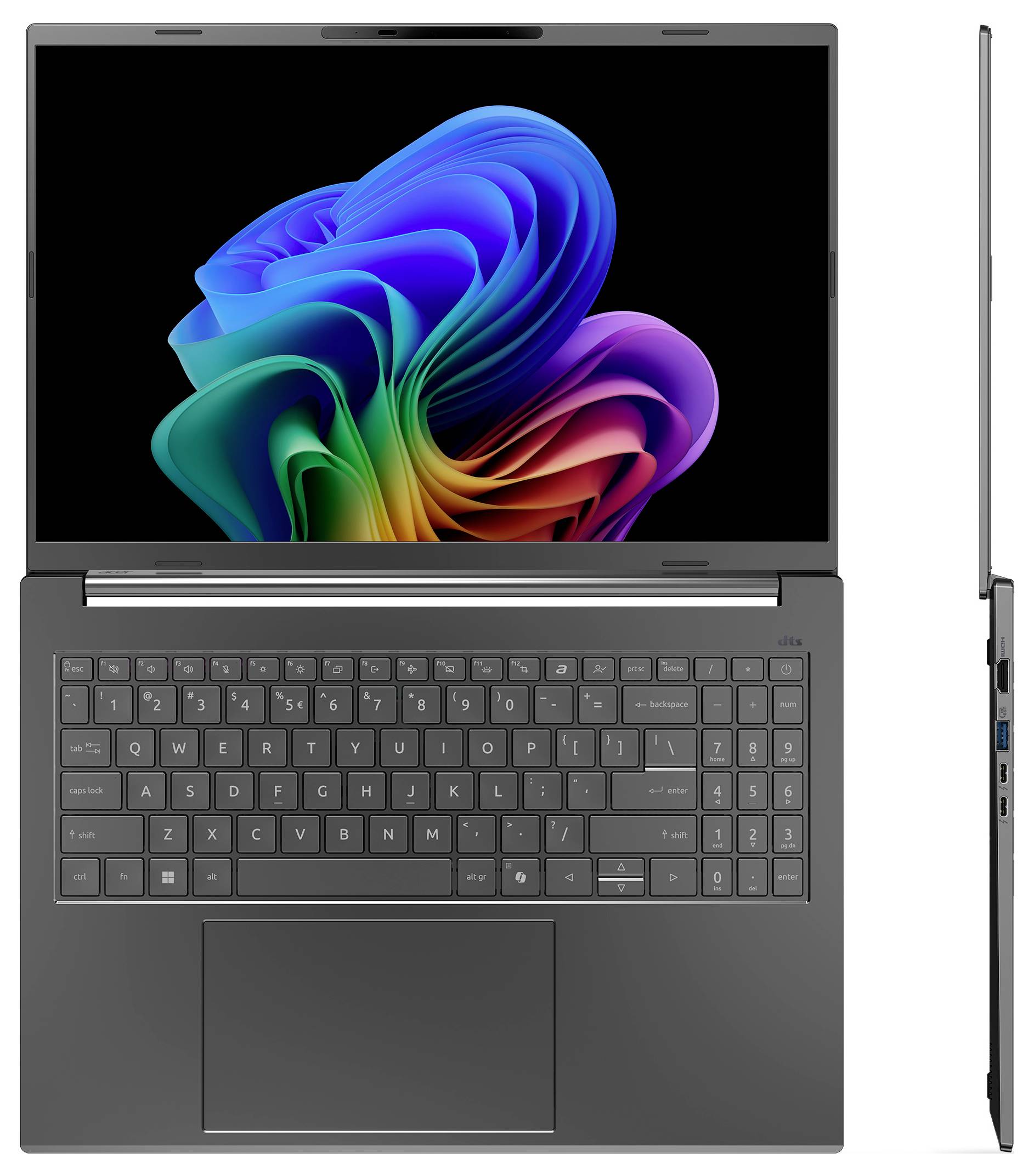Acer Notebook 40.6 cm (16 Zoll) WUXGA AMD Ryzen AI 7 350 32 GB RAM 1 TB SSD Deutsch, QWERTZ Grau NX.JP0EG.00Z