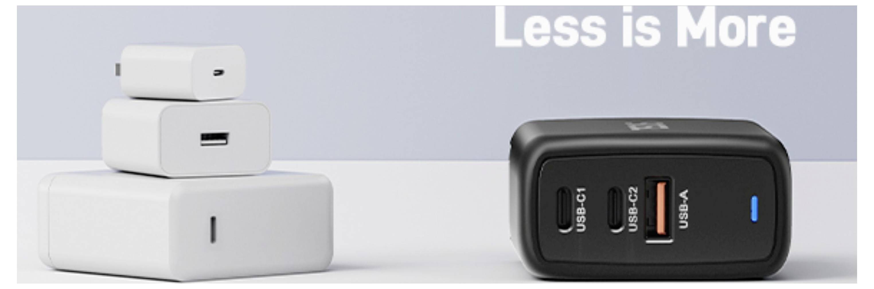 Acer USB Ladegerät 100W USB PD Schwarz GaN