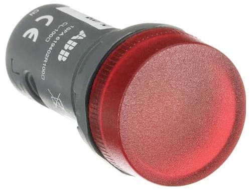 ABB CL-100R Meldeleuchte rund, hoch Rot 24V DC/AC, 40V DC/AC 1St.