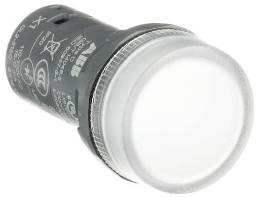 ABB CL2-513C Meldeleuchte mit LED-Element, rund, hoch Farblos 110 V/AC, 130 V/AC 1St.