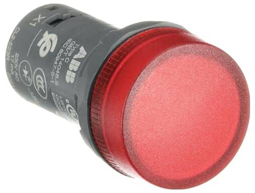 ABB CL2-523R Meldeleuchte mit LED-Element, rund, hoch Rot 230 V/AC 1St.