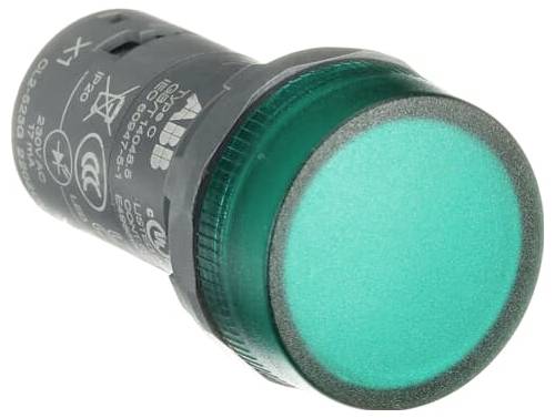 ABB CL2-523G Meldeleuchte mit LED-Element, rund, hoch Grün 230 V/AC 1St.
