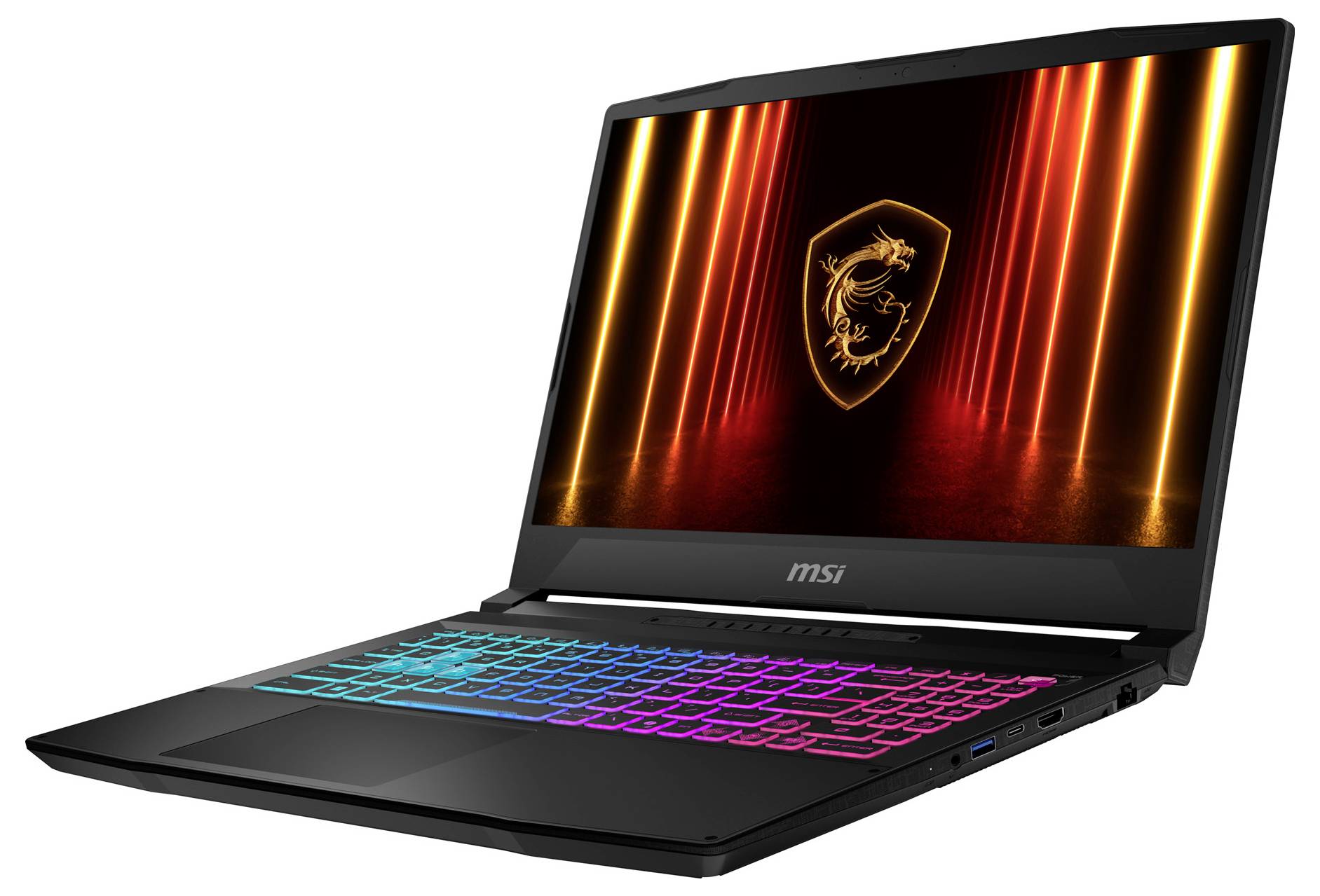 MSI Gaming Notebook 39.6cm (15.6 Zoll) Full HD Intel® Core™ i7 i7-14650HX 8GB RAM 512GB SSD Deutsch, QWERTZ Intel Intel® UHD