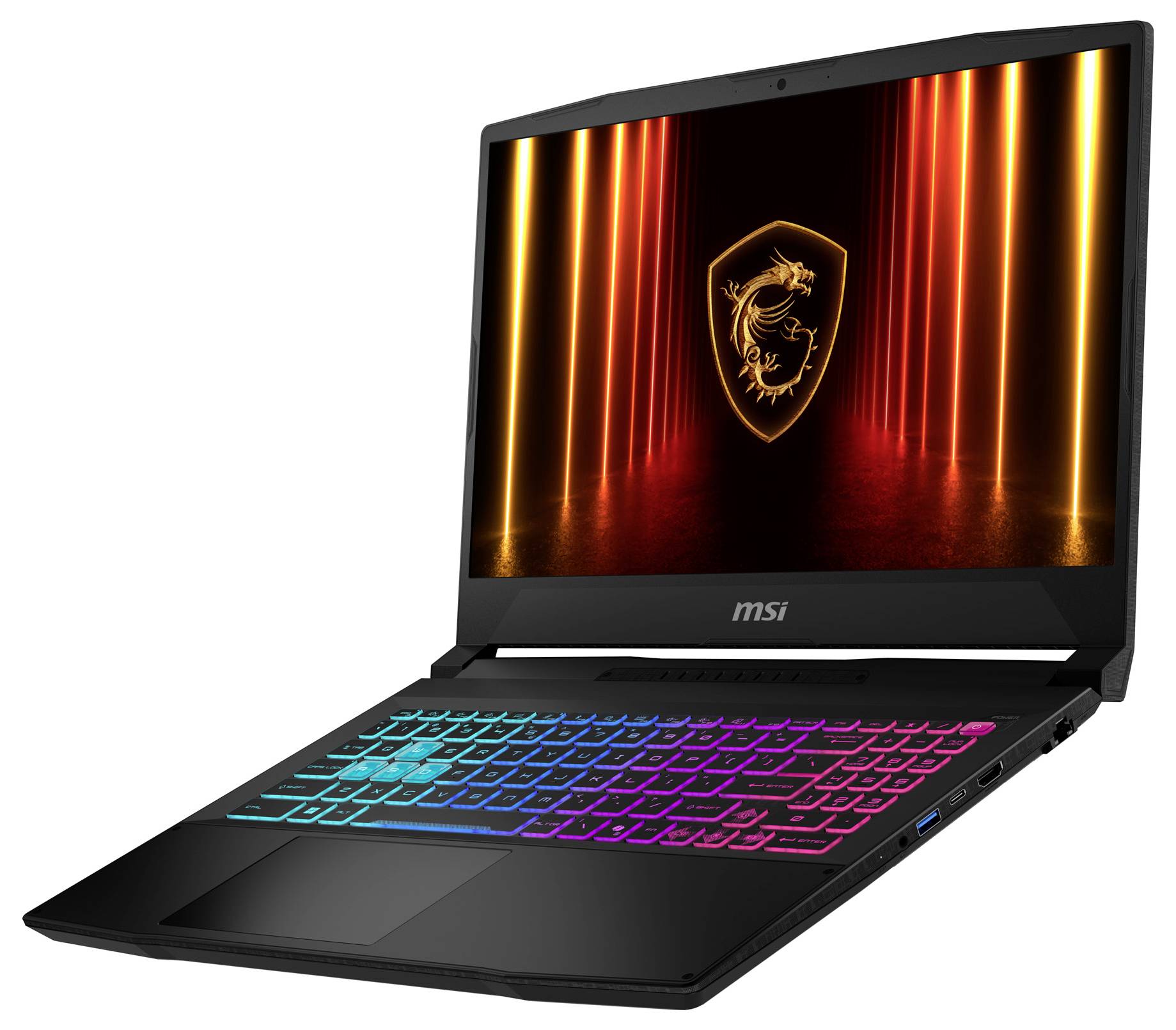 MSI Gaming Notebook 39.6cm (15.6 Zoll) Full HD Intel® Core™ i7 i7-14650HX 8GB RAM 512GB SSD Deutsch, QWERTZ Intel Intel® UHD