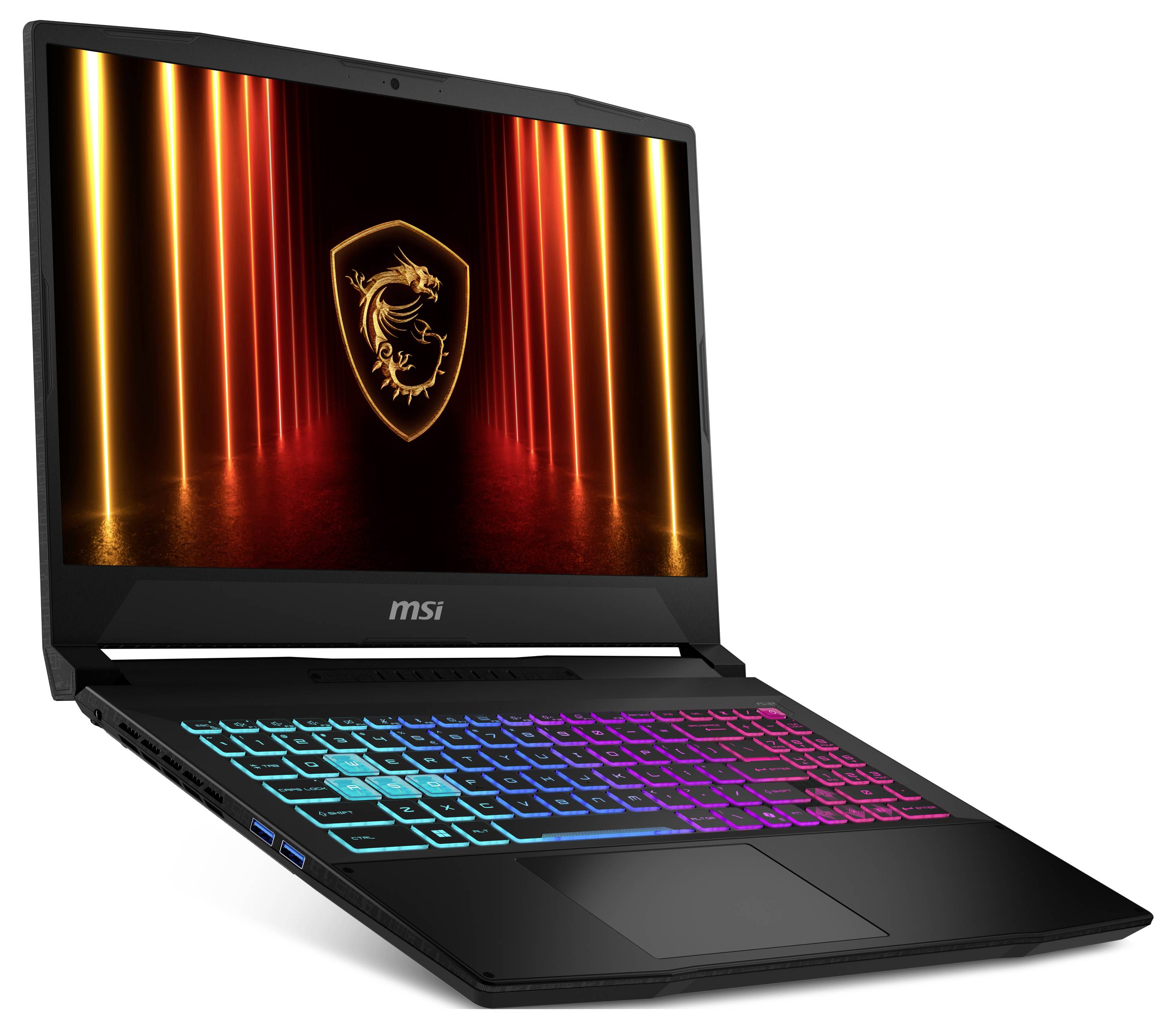 MSI Gaming Notebook 39.6cm (15.6 Zoll) Full HD Intel® Core™ i7 i7-14650HX 8GB RAM 512GB SSD Deutsch, QWERTZ Intel Intel® UHD