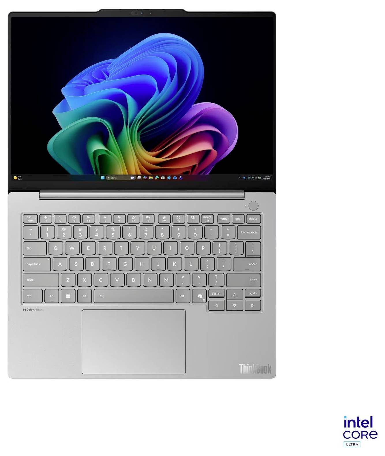 Lenovo Notebook 35.6cm (14 Zoll) WUXGA Intel® Core™ Ultra 5 Ultra 5 226V 16GB RAM Deutsch, QWERTZ Intel® Arc™ Graphics 130V Grau