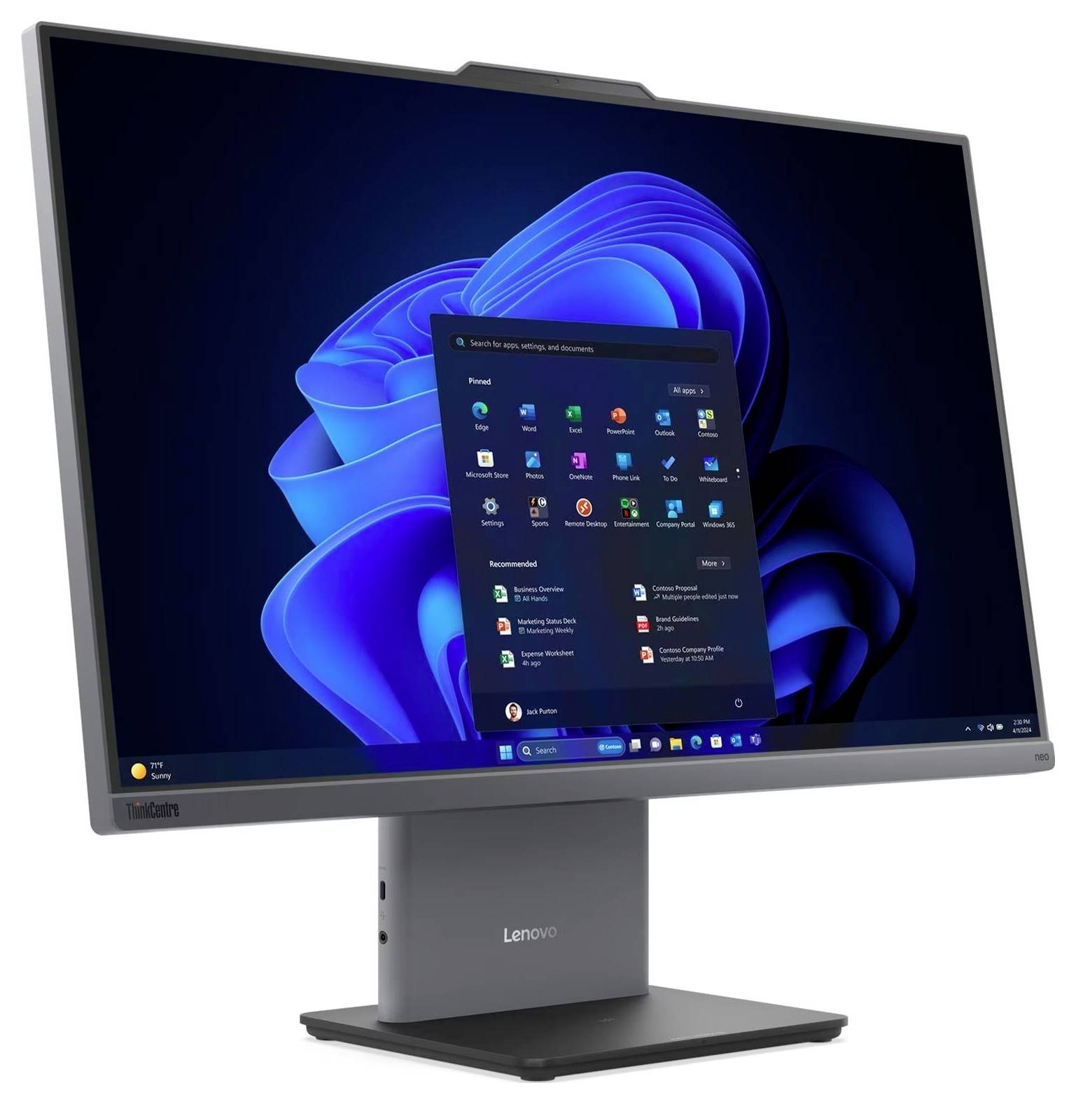 Lenovo All-in-One PC Lenovo ThinkCentre neo 50a 27 Gen 6 LNL 68.6 cm (27 Zoll) Full HD Intel® Core™ Ultra 5 Ultra 5 226V 16 GB RAM 512 GB SSD I