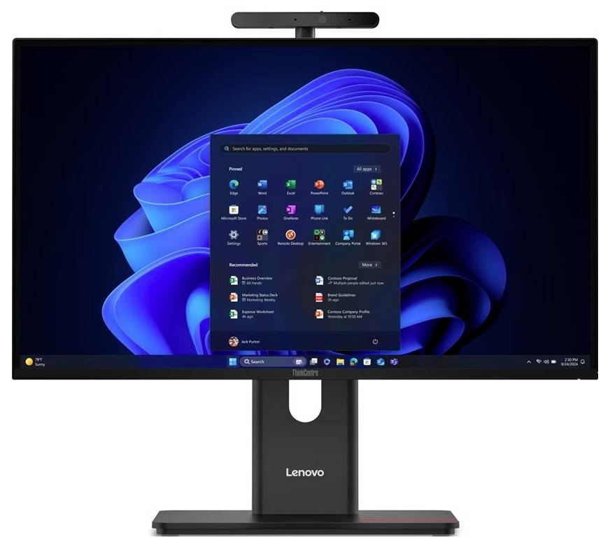 Lenovo All-in-One PC ThinkCentre M90a Gen 6 13AT - All 60.5cm (23.8 Zoll) Intel® Core™ Ultra 7 Core Ultra 7 265 5.3GHz 16GB RAM