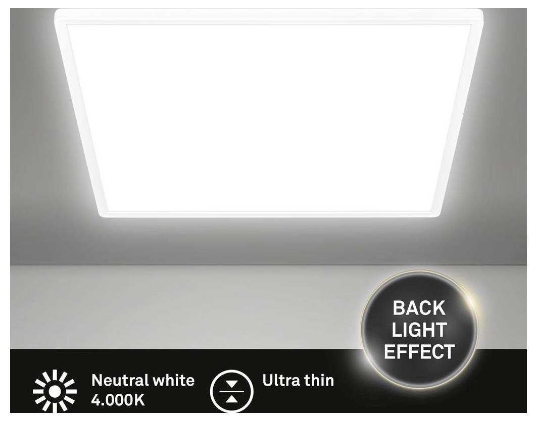 Quadratisches ultradünnes LED-Deckenleuchten-Panel mit Hintergrundlicht-Effekt, gekennzeichnet mit 