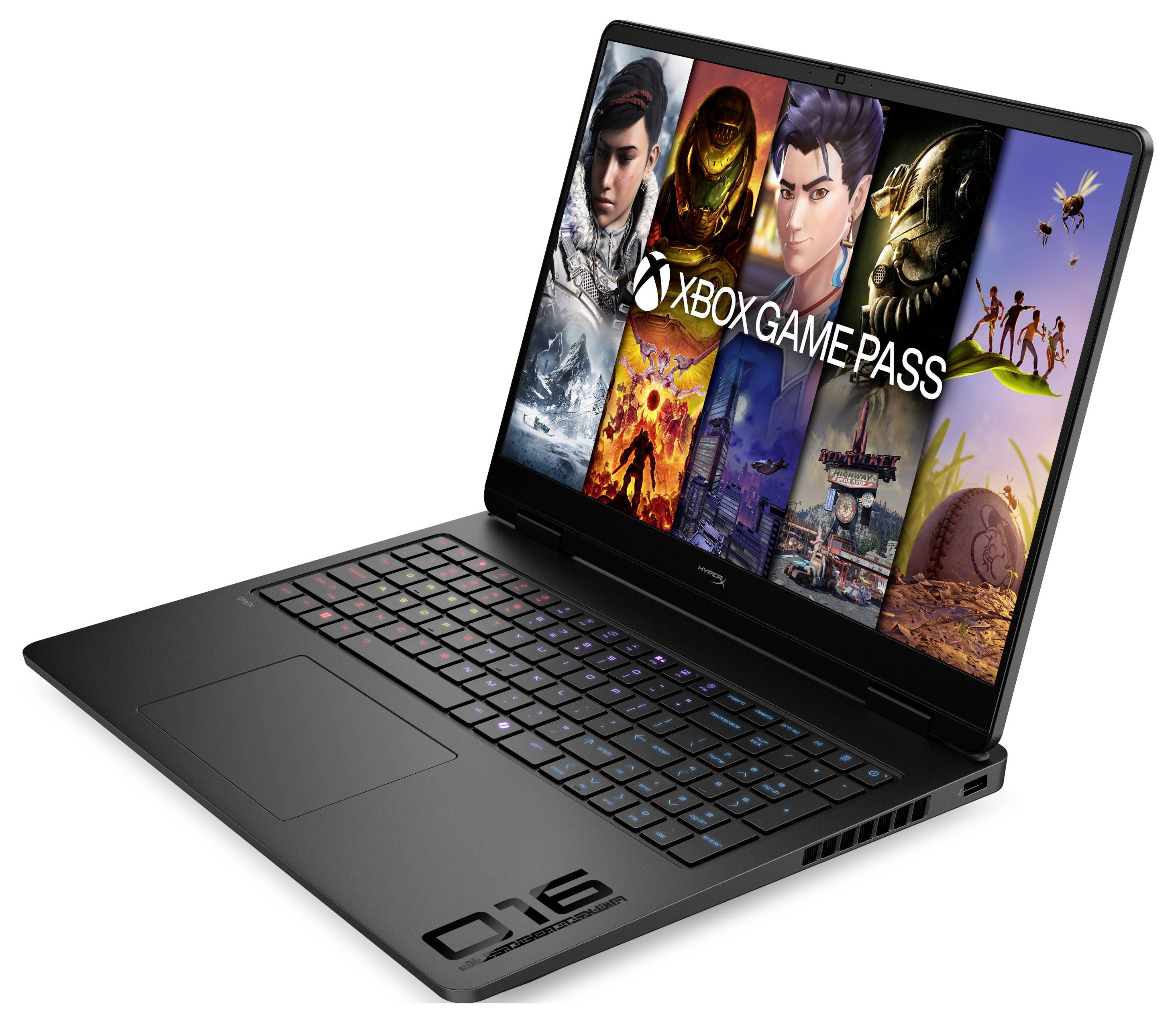 HP Gaming Notebook 40.6 cm (16 Zoll) 2K 8 GB RAM Deutsch, QWERTZ AMD AMD Radeon Graphics NVIDIA GeForce RTX 5060 GDDR7 Schwarz DK9Y6EA