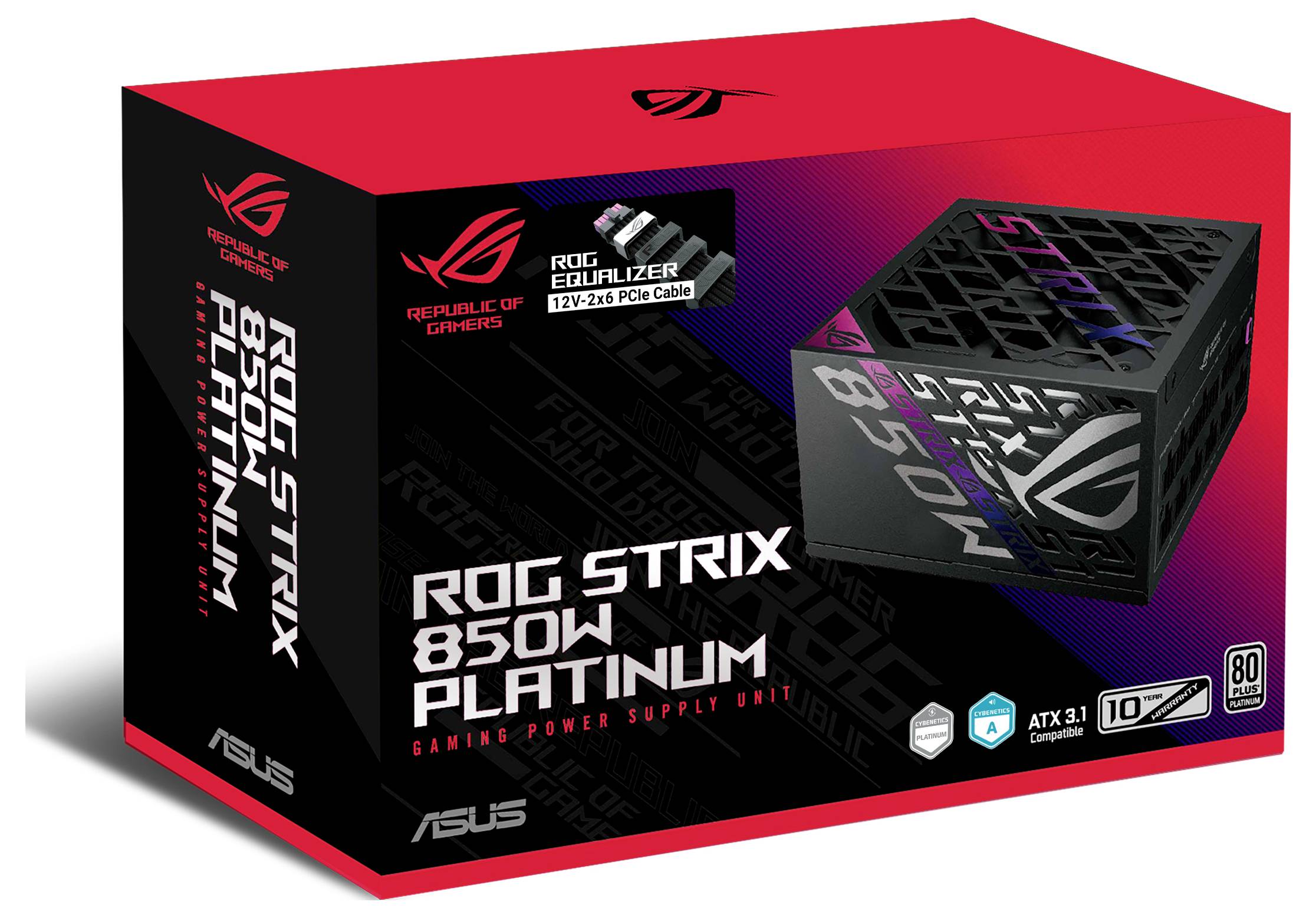 Asus ROG Strix PC Netzteil 850W ATX 80PLUS® Platinum