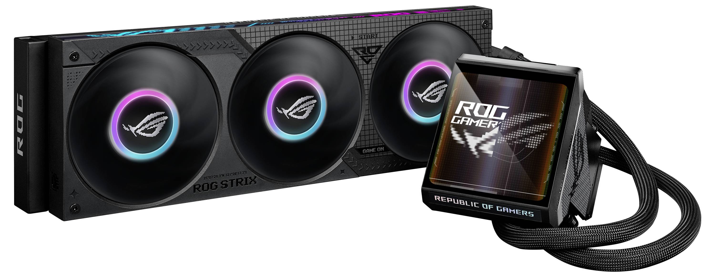 Asus ROG Strix LC IV 360 ARGB LCD Wasserkühlung-Kit