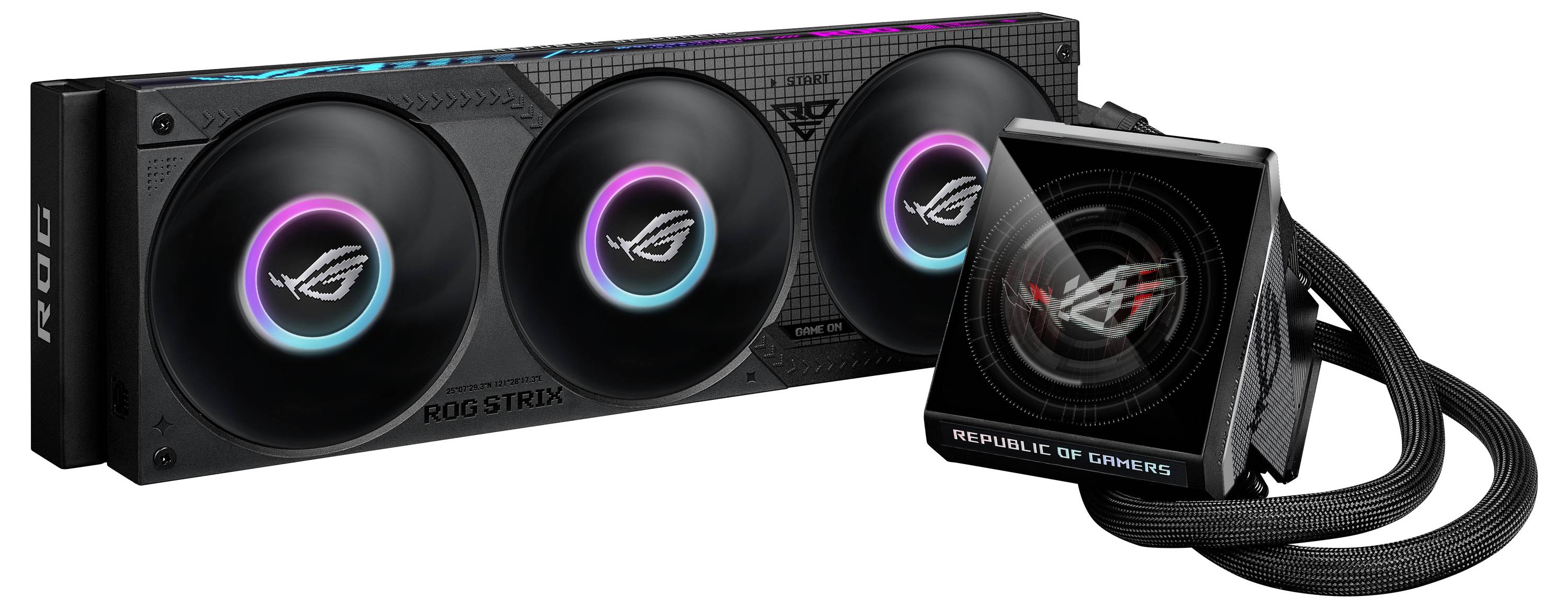 Asus ROG Strix LC IV 360 ARGB LCD Wasserkühlung-Kit