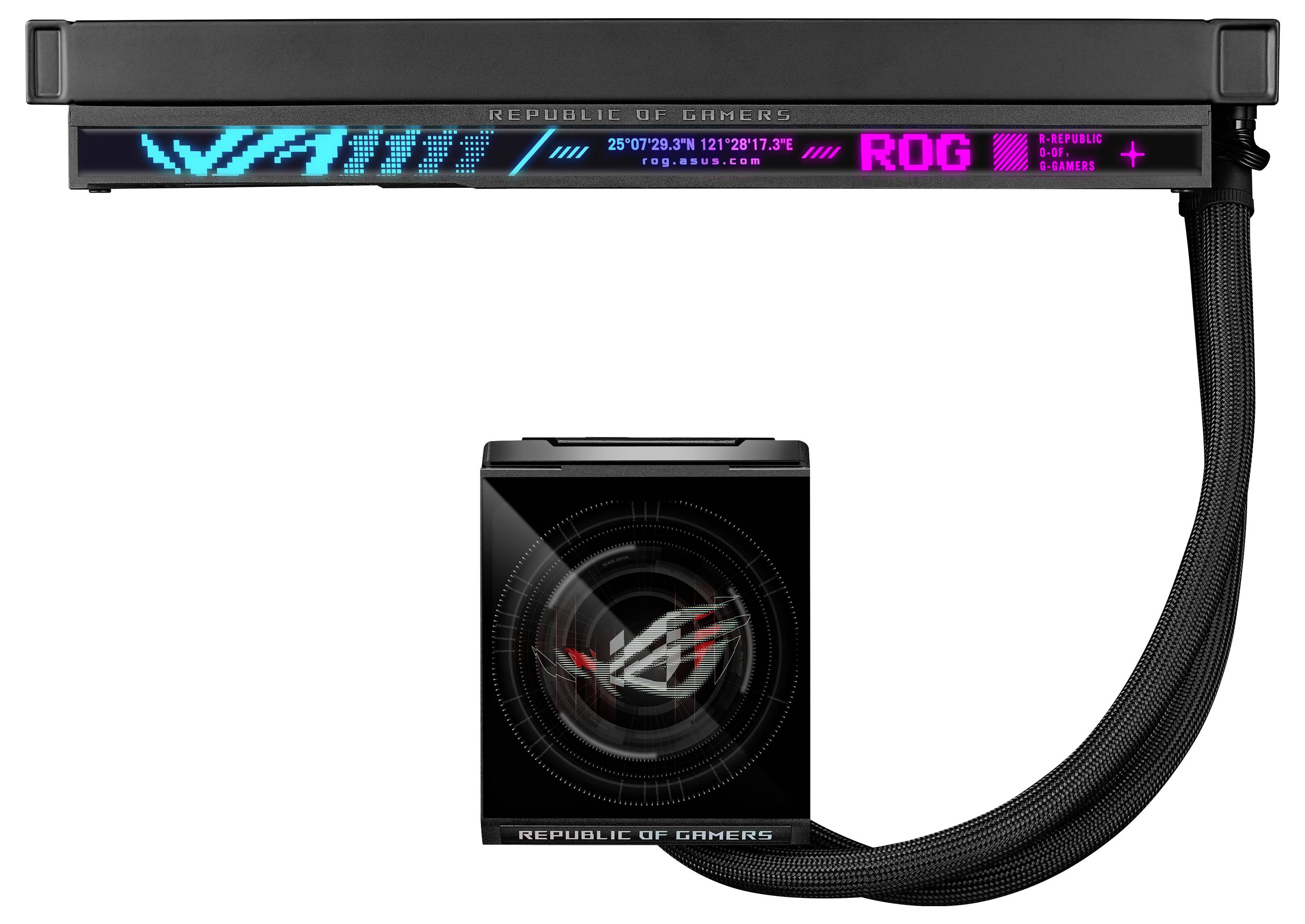 Asus ROG Strix LC IV 360 ARGB LCD Wasserkühlung-Kit