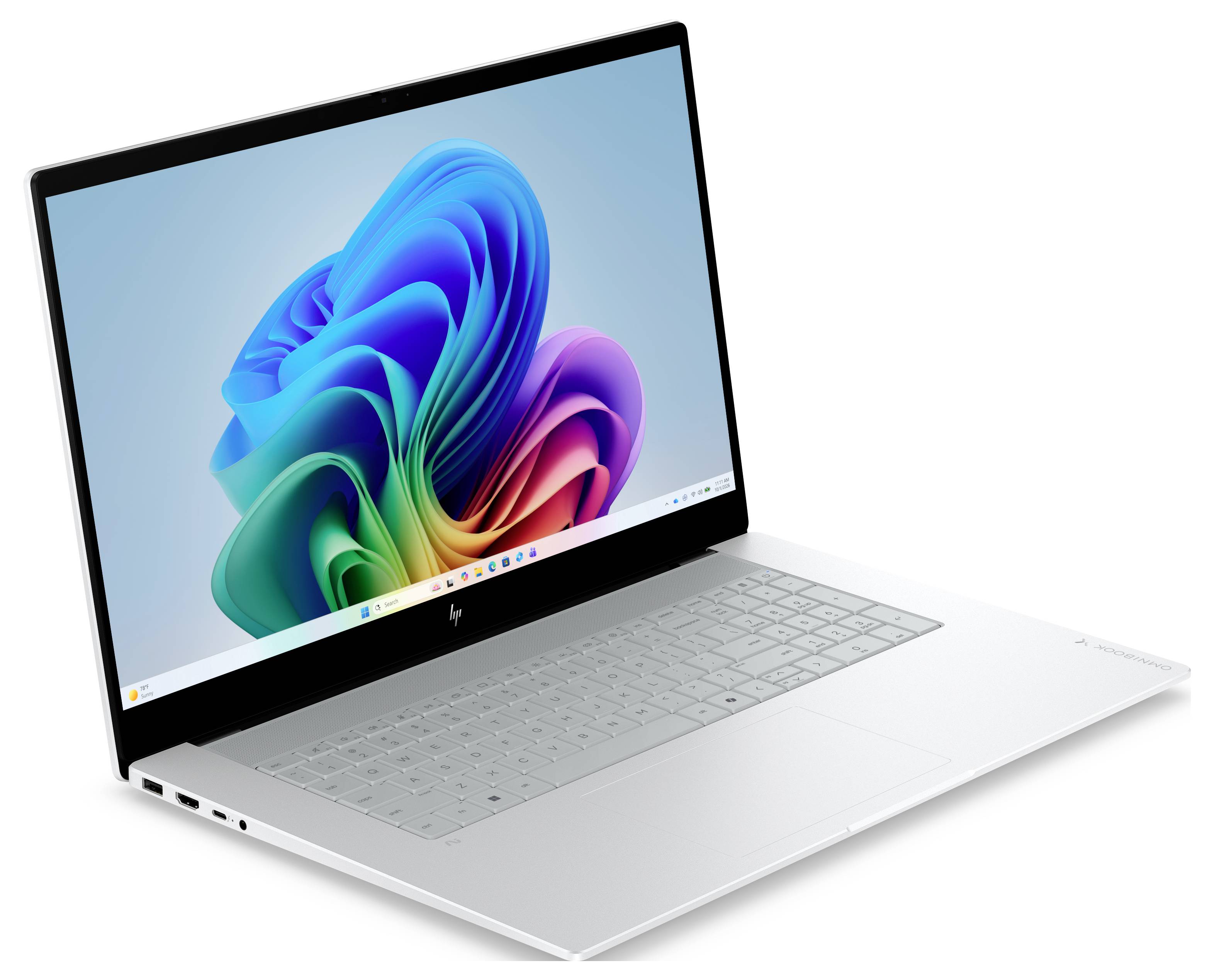 HP Notebook 43.9cm (17.3 Zoll) Full HD 16GB RAM 1TB SSD Deutsch, QWERTZ Intel Intel-Grafik Silber DH9F4EA