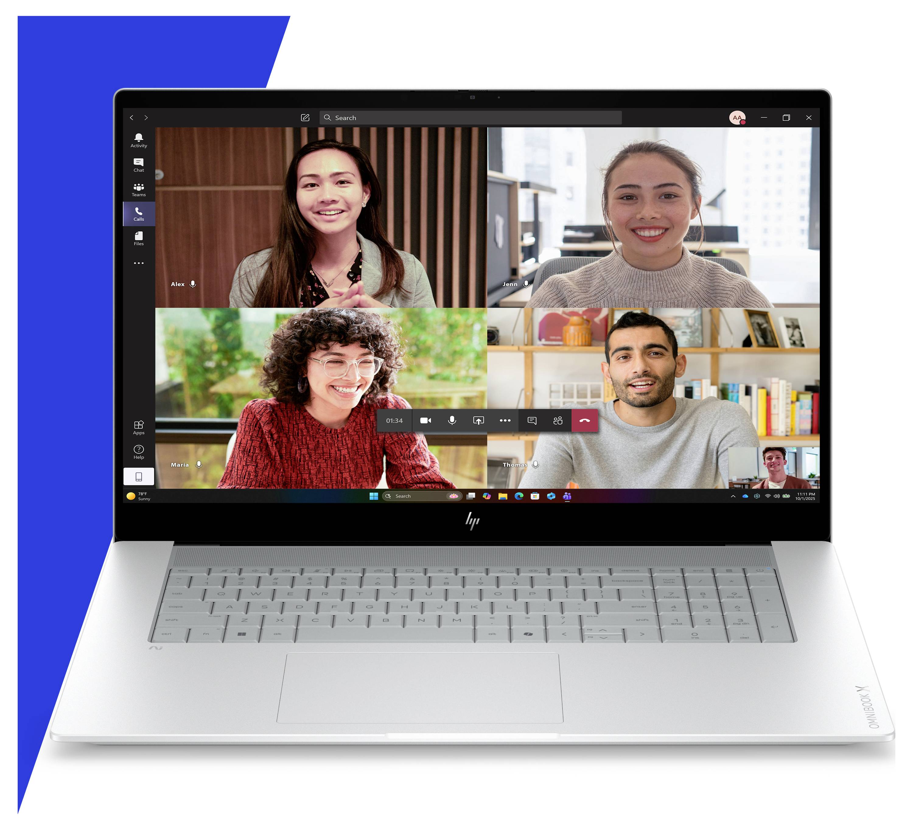 HP Notebook 43.9cm (17.3 Zoll) Full HD 16GB RAM 1TB SSD Deutsch, QWERTZ Intel Intel-Grafik Silber DH9F4EA