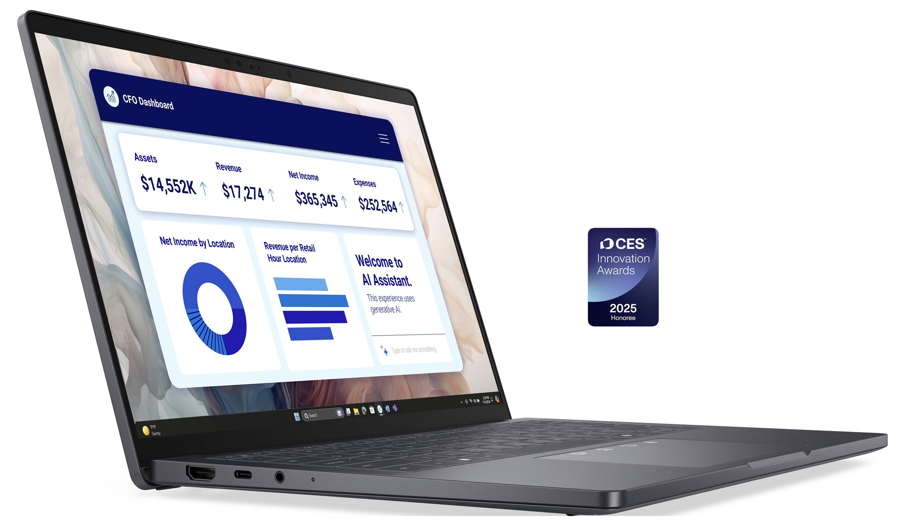 Dell Notebook 35.6cm (14 Zoll) 236V 16GB RAM 512GB SSD Deutsch, QWERTZ Intel Intel Arc Graphics Grau V7XXD
