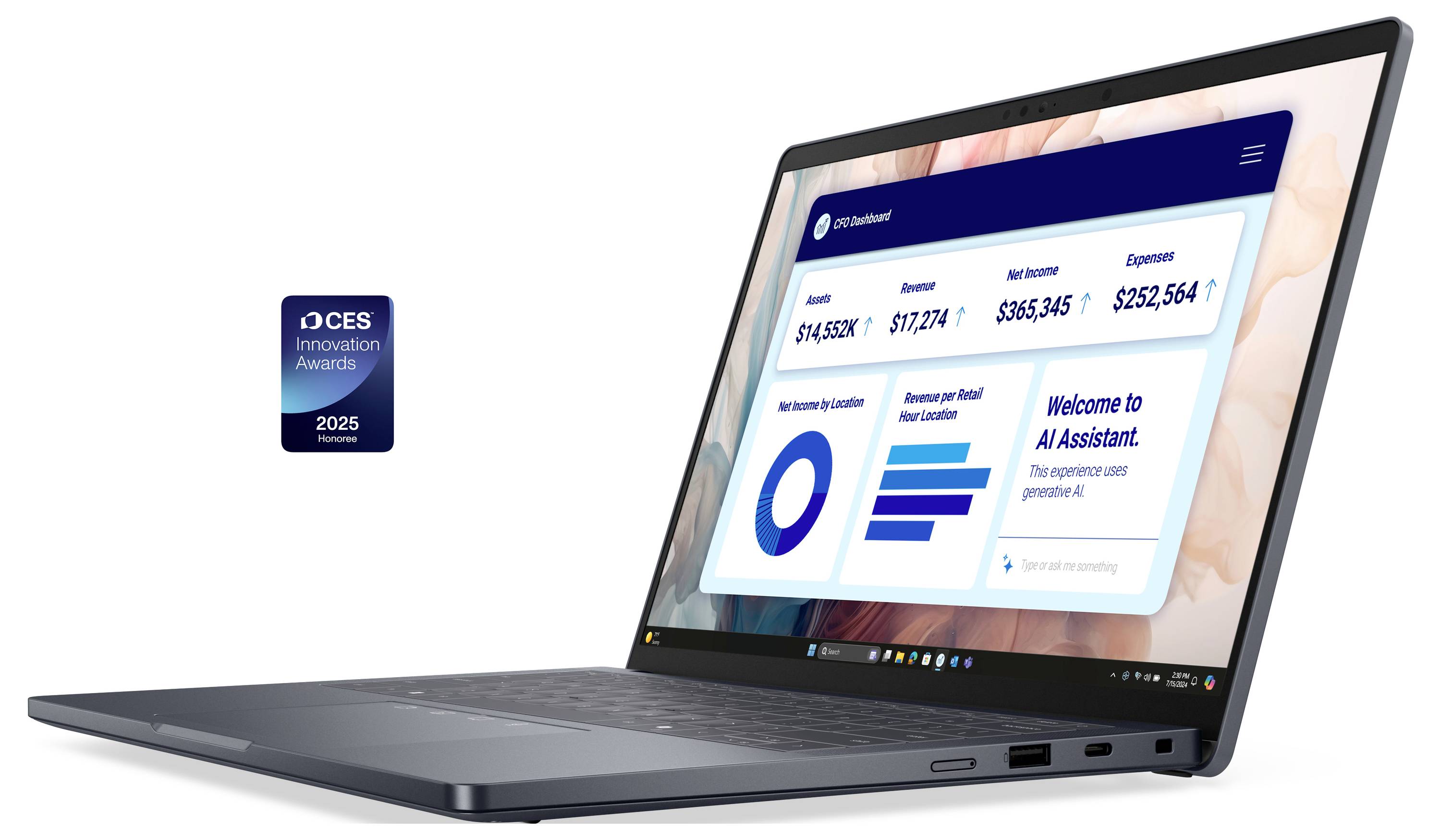 Dell Notebook 35.6cm (14 Zoll) 236V 16GB RAM 512GB SSD Deutsch, QWERTZ Intel Intel Arc Graphics Grau V7XXD
