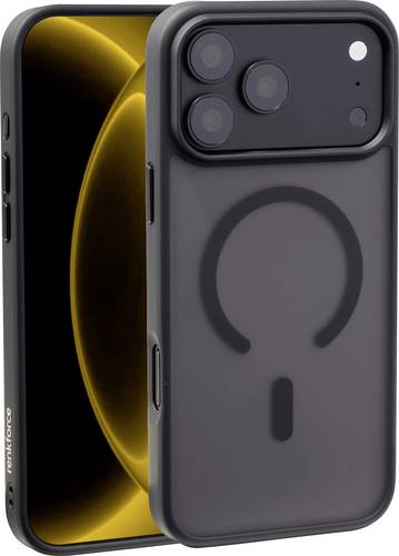 Renkforce iPhone 18 Pro max Backcover Apple iPhone 18 Pro max Black, Durchsichtig Induktives Laden