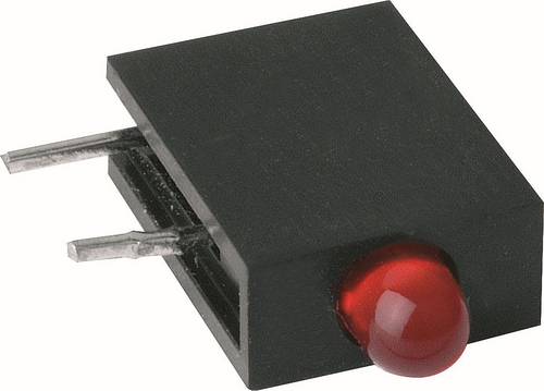 Mentor Einzel LED-Anzeige THT E.3104G Grün 3 mm 20 mcd 60 ° 20 mA 2.2 V 13.5 mm -40 °C 85 °C