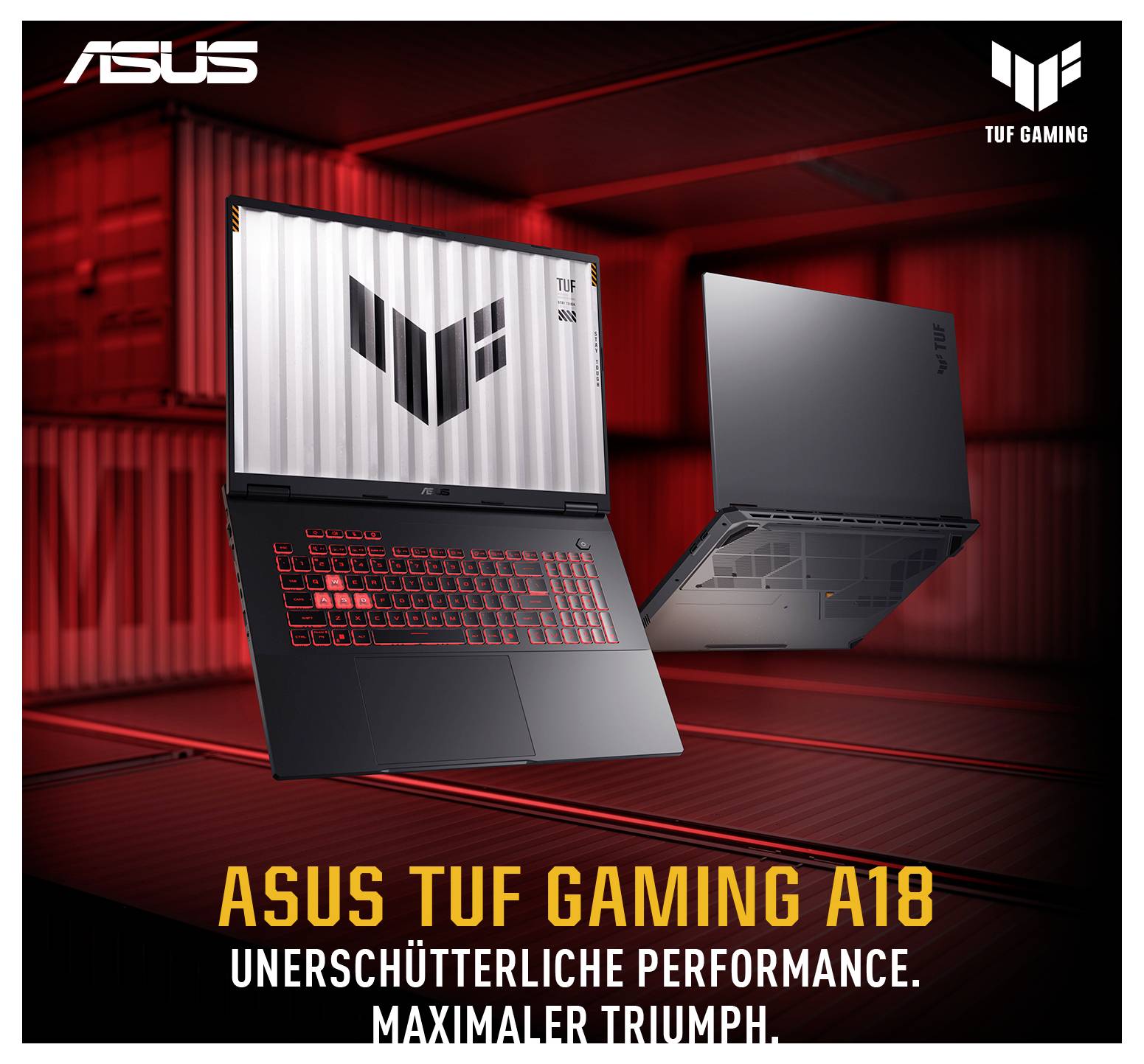 Asus Gaming Notebook 45.7cm (18 Zoll) WUXGA 260 8GB RAM 1TB SSD Deutsch, QWERTZ AMD AMD Radeon Graphics NVIDIA GeForce RTX 5060