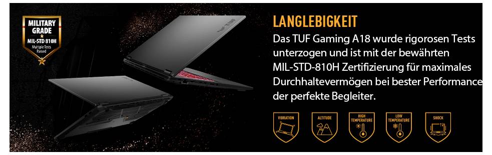 Asus Gaming Notebook 45.7cm (18 Zoll) WUXGA 260 8GB RAM 1TB SSD Deutsch, QWERTZ AMD AMD Radeon Graphics NVIDIA GeForce RTX 5060