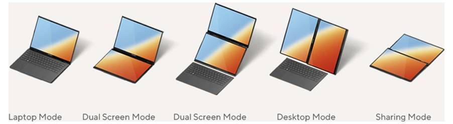 Asus Notebook 35.6cm (14 Zoll) 3K 386H 32GB RAM 1TB SSD Deutsch, QWERTZ Intel Intel-Grafik Grau 90NB16V1-M00SK0