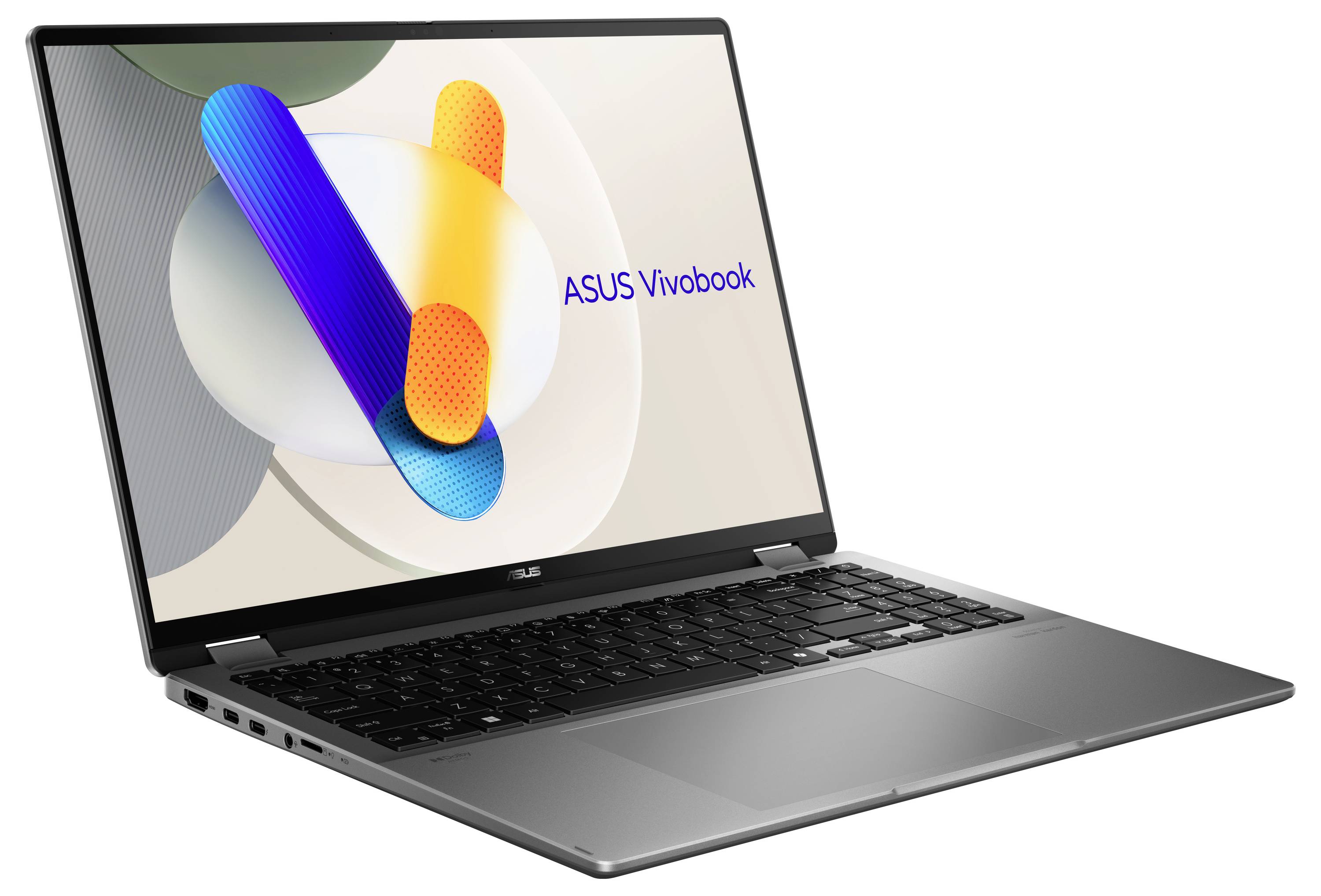 Asus Notebook 40.6cm (16 Zoll) WUXGA 256V 16GB RAM 512GB SSD Deutsch, QWERTZ Intel Intel Arc Graphics Grau 90NB1511-M00D70