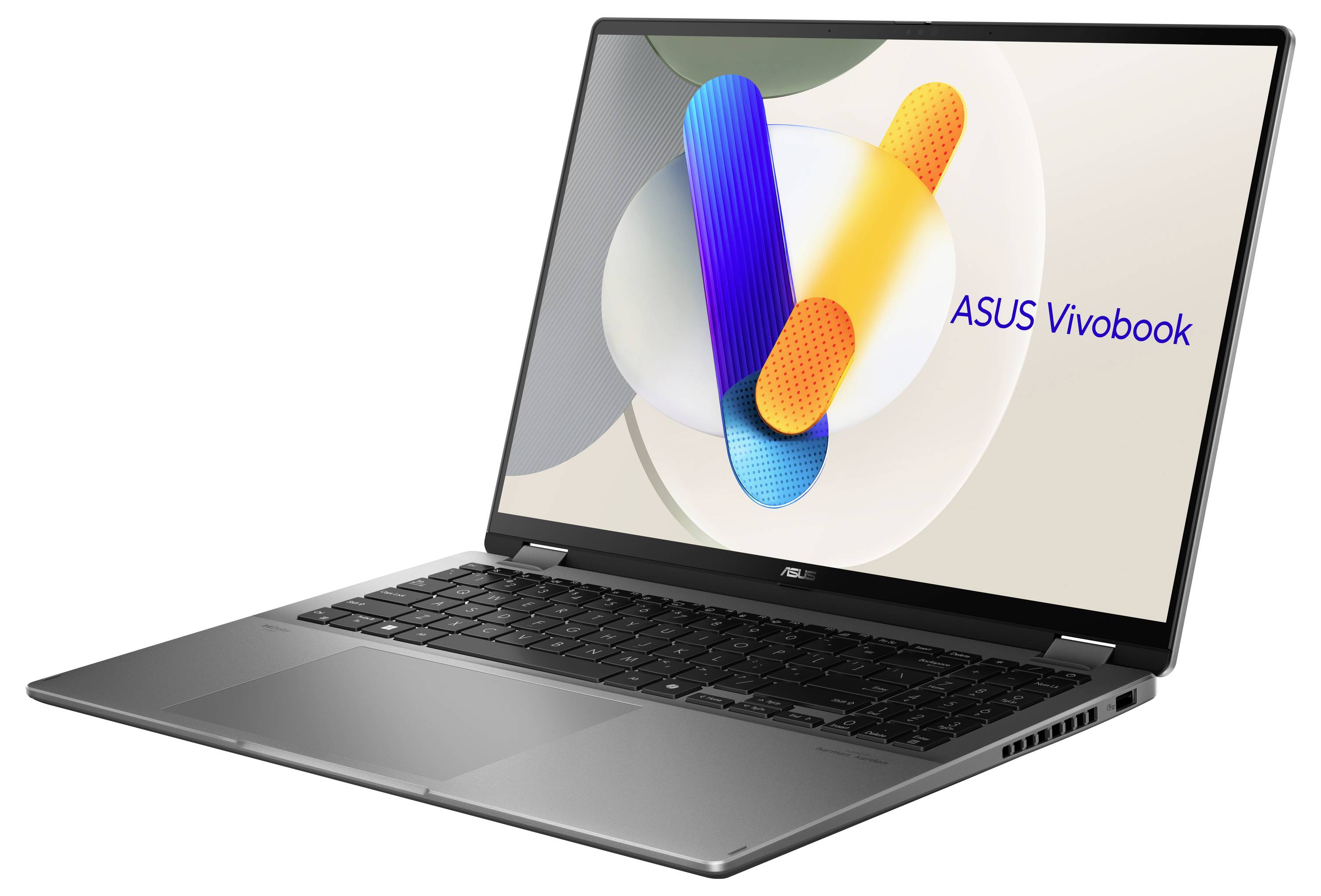 Asus Notebook 40.6cm (16 Zoll) WUXGA 256V 16GB RAM 512GB SSD Deutsch, QWERTZ Intel Intel Arc Graphics Grau 90NB1511-M00D70
