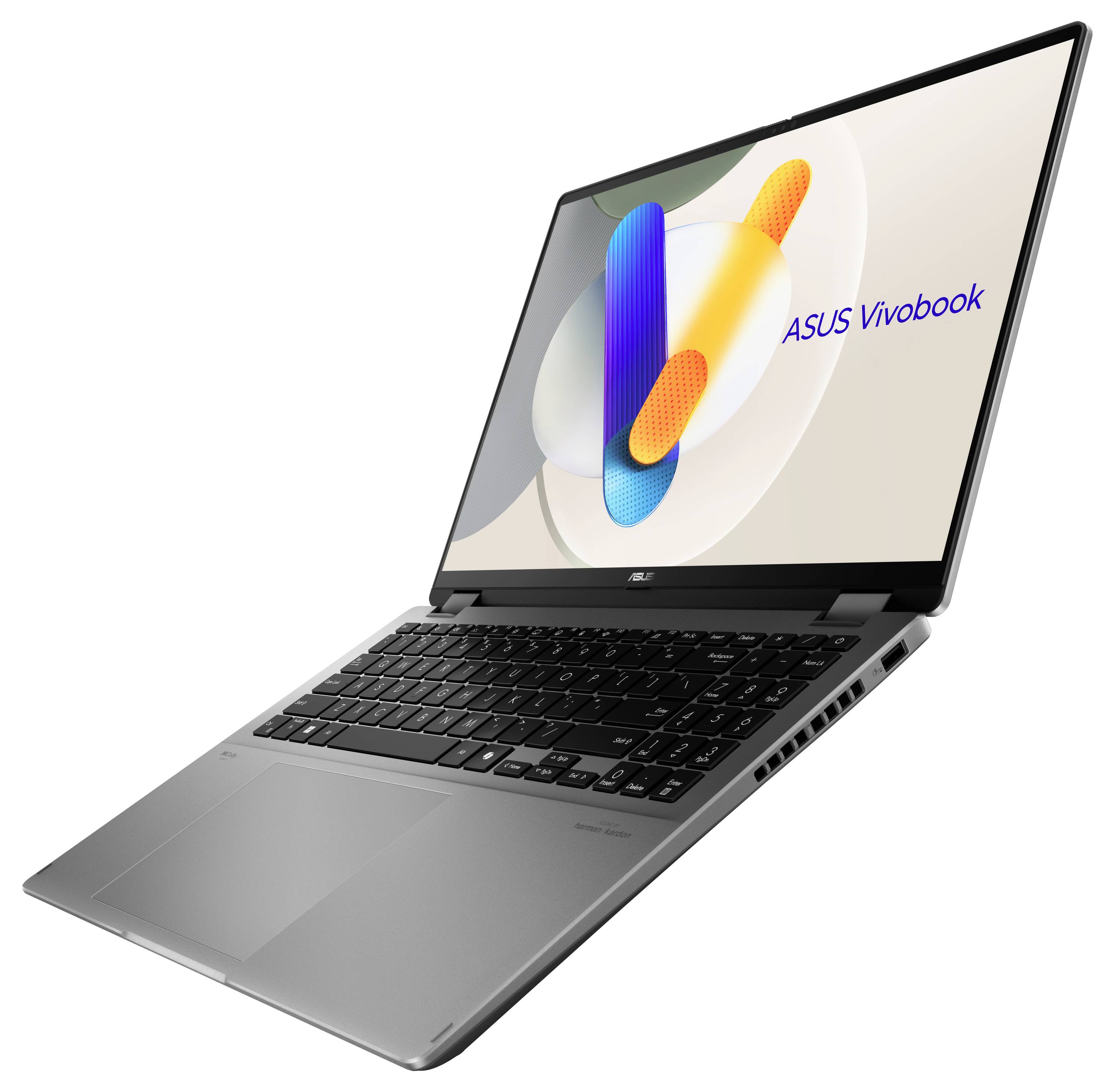 Asus Notebook 40.6cm (16 Zoll) WUXGA 256V 16GB RAM 512GB SSD Deutsch, QWERTZ Intel Intel Arc Graphics Grau 90NB1511-M00D70