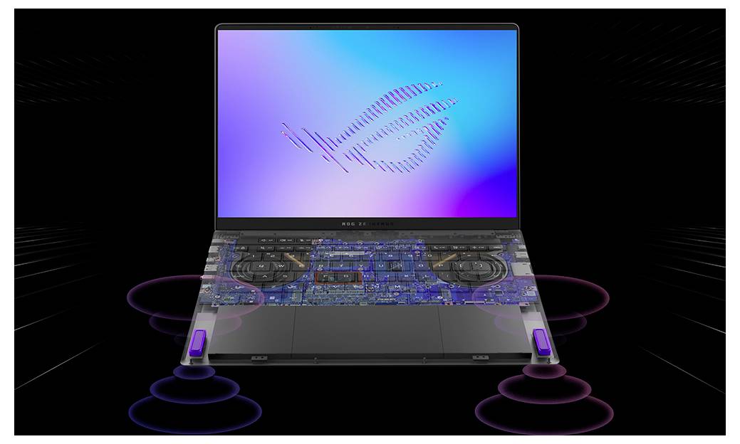 Asus Gaming Notebook 40.6cm (16 Zoll) WQXGA 386H 12GB RAM 1TB SSD Deutsch, QWERTZ Intel Intel-Grafik NVIDIA GeForce RTX 5070 Ti
