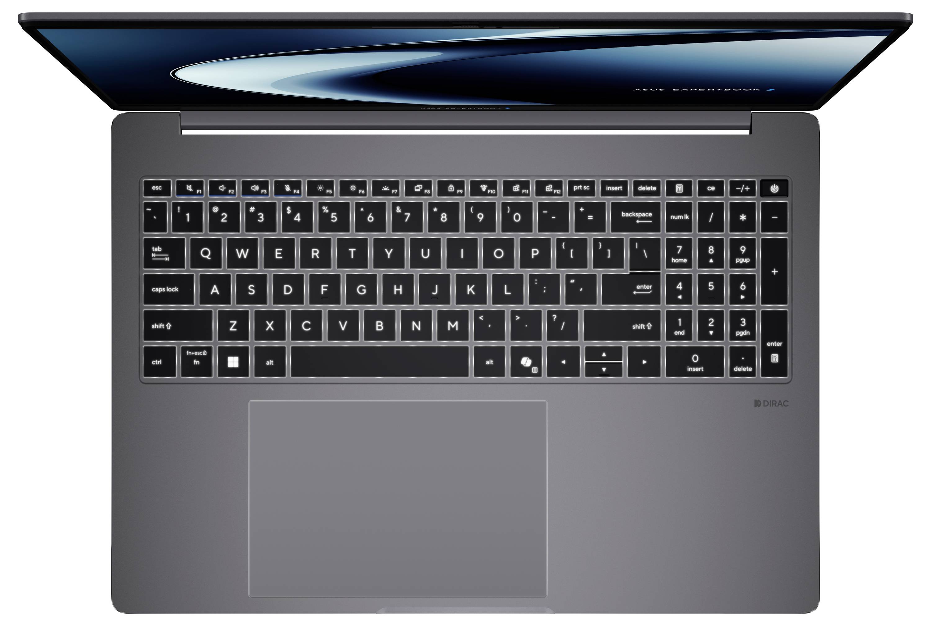 Asus Notebook 40.6cm (16 Zoll) WUXGA AMD Ryzen AI 7 445 64GB RAM 1TB SSD Deutsch, QWERTZ AMD AMD Radeon Grau 90NX0AB1-M002Y0