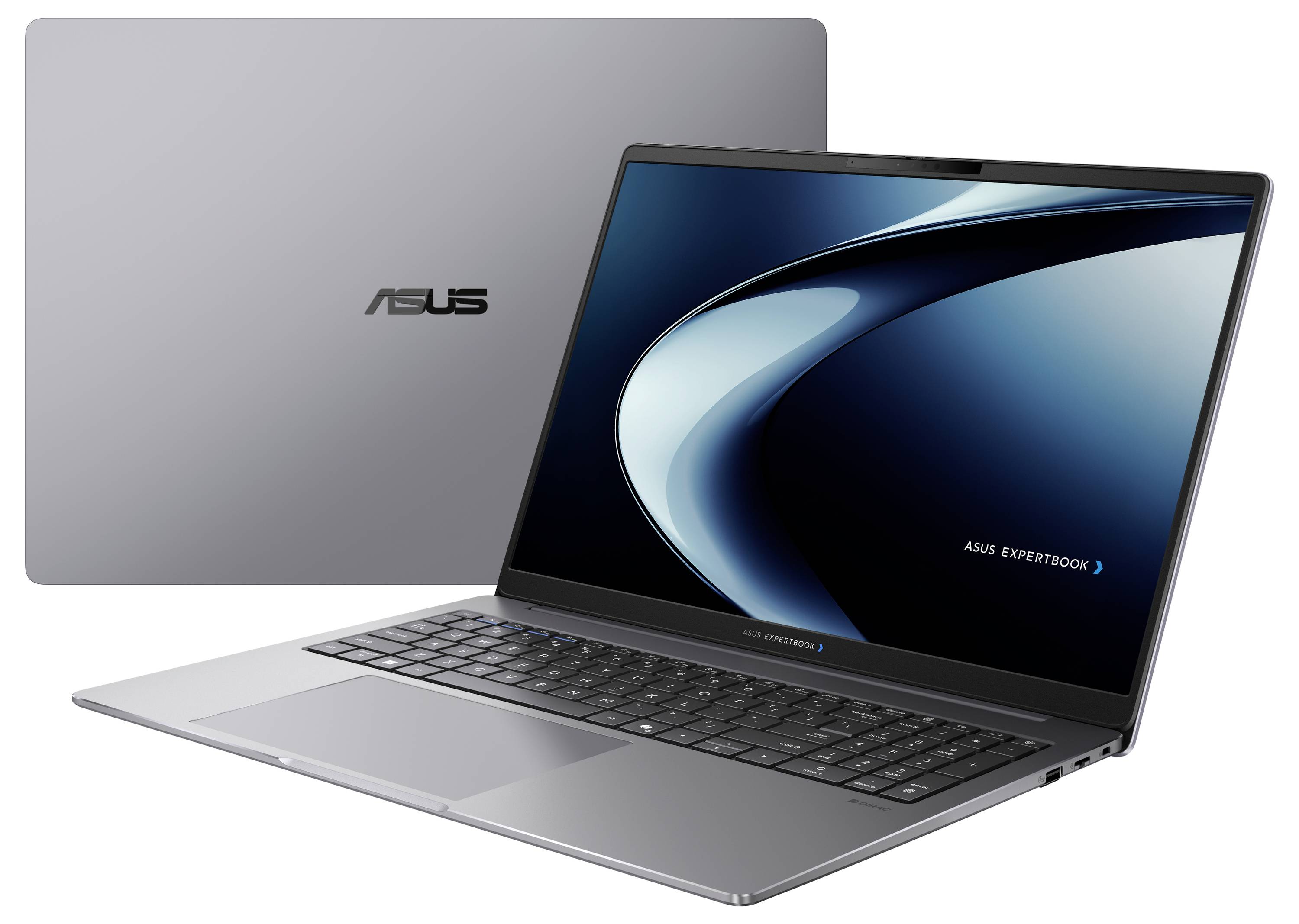 Asus Notebook 40.6cm (16 Zoll) WUXGA AMD Ryzen AI 7 445 64GB RAM 1TB SSD Deutsch, QWERTZ AMD AMD Radeon Grau 90NX0AB1-M002Y0