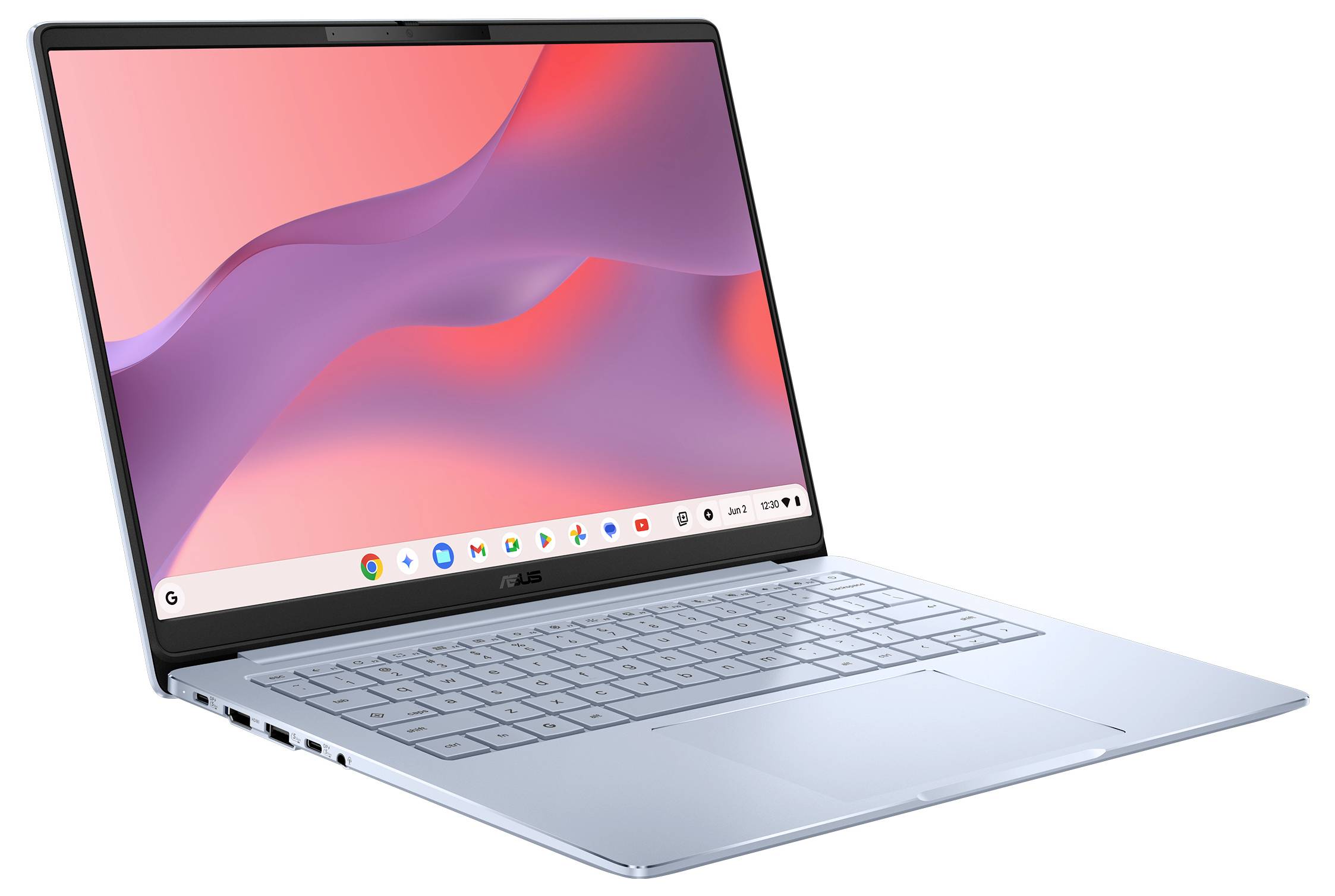 Asus Chromebook Chromebook CM14 35.6cm (14 Zoll) WUXGA Kompanio 540 8GB RAM Deutsch, QWERTZ ARM ARM Mali Blau 90CB0A43-M004P0