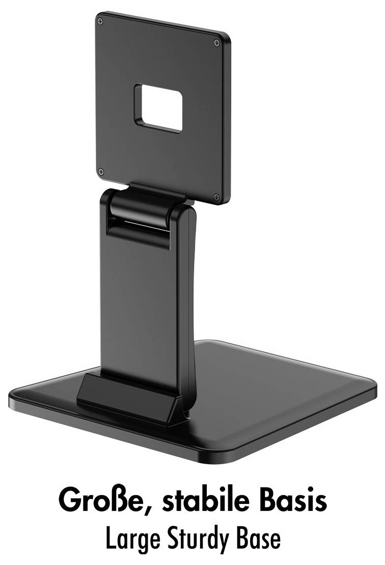 LogiLink BP0224 Monitor-Standfuß 1 Display(s) Schwarz