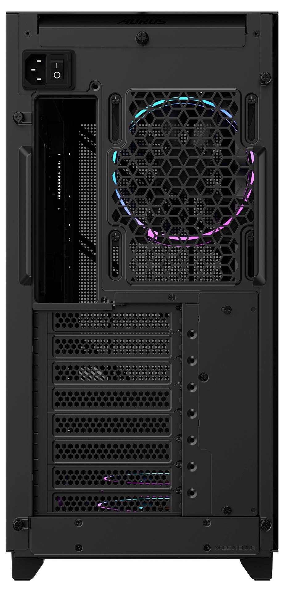 Gigabyte AORUS C400 Glass Midi-Tower PC-Gehäuse Schwarz