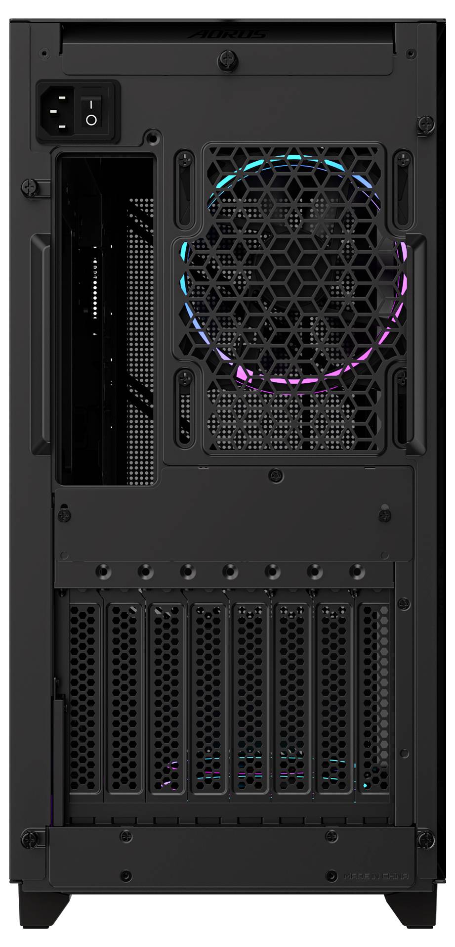 Gigabyte AORUS C400 Glass Midi-Tower PC-Gehäuse Schwarz