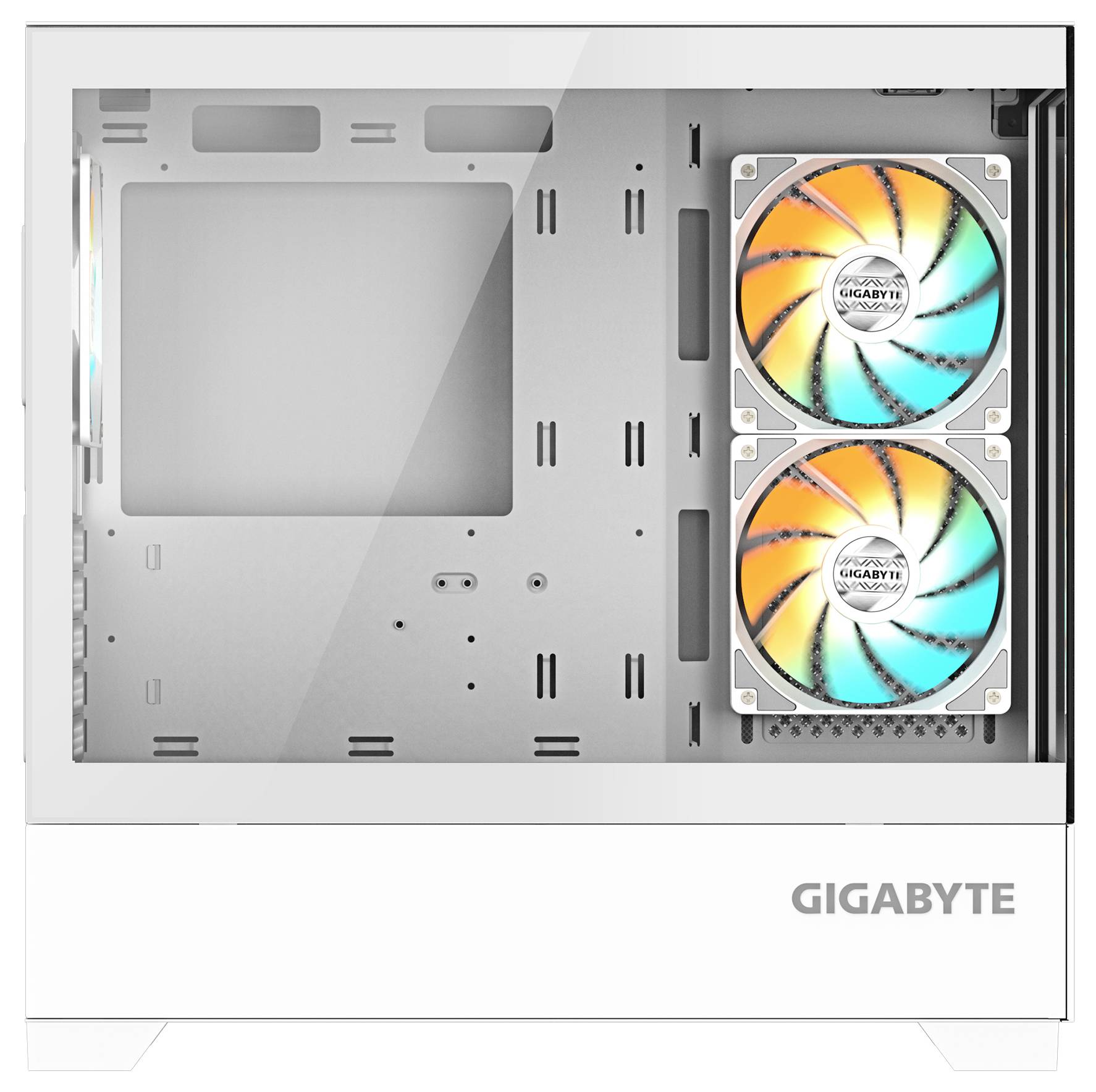 Gigabyte C201 Panoramic ICE Midi-Tower PC-Gehäuse Weiß