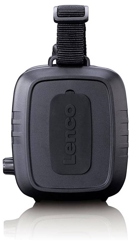 Lenco PDR-055BK Akku-Radio DAB+, FM Bluetooth®, DAB+, Notfallradio, UKW, USB Handkurbel, Taschenlampe, Weckfunktion, wiederaufladbar Schwarz