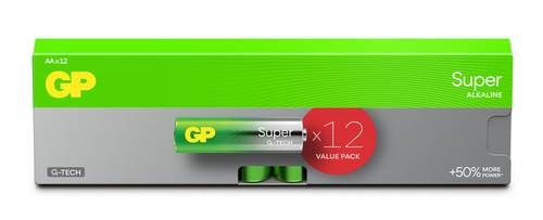 GP GPPMDALKA15AC12416 Mignon (AA)-Batterie Alkali-Mangan 2600 mAh 1.5 V 12 St.