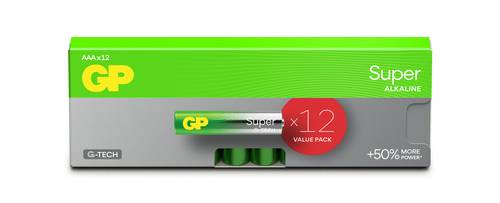 GP GPPMDALKA24AC12430 Micro (AAA)-Batterie NiMH 1200 mAh 1.2 V 12 St.