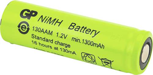 GP GPIND130AAMC1 Spezial-Akku Mignon (AA) Flat-Top NiMH 1.2 V 1300 mAh 1 St.
