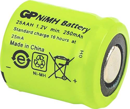 GP GPIND25AAHC1 Spezial-Akku 1/3AA Flat-Top NiMH 1.2 V 250 mAh