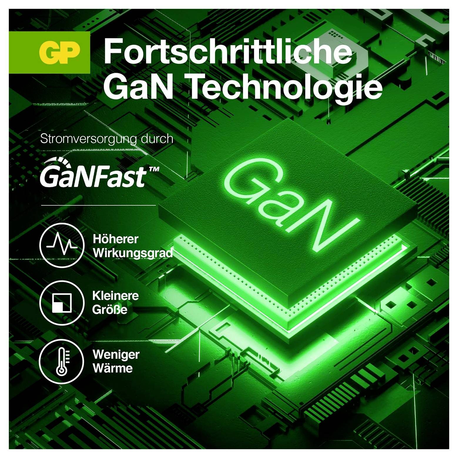 Green GaN Chip bewirbt „Fortschrittliche GaN Technologie