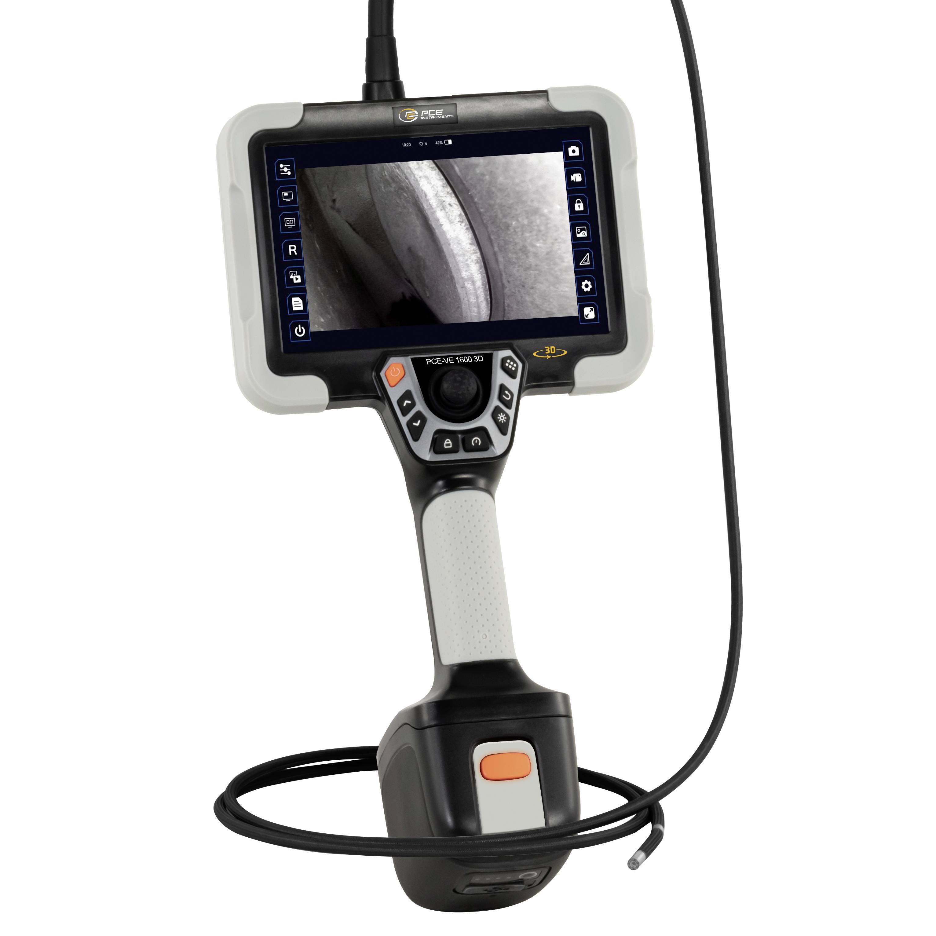 PCE Instruments PCE-VE 1600-3D Endoskop Sonden-Ø: 6mm Sonden-Länge: 3m