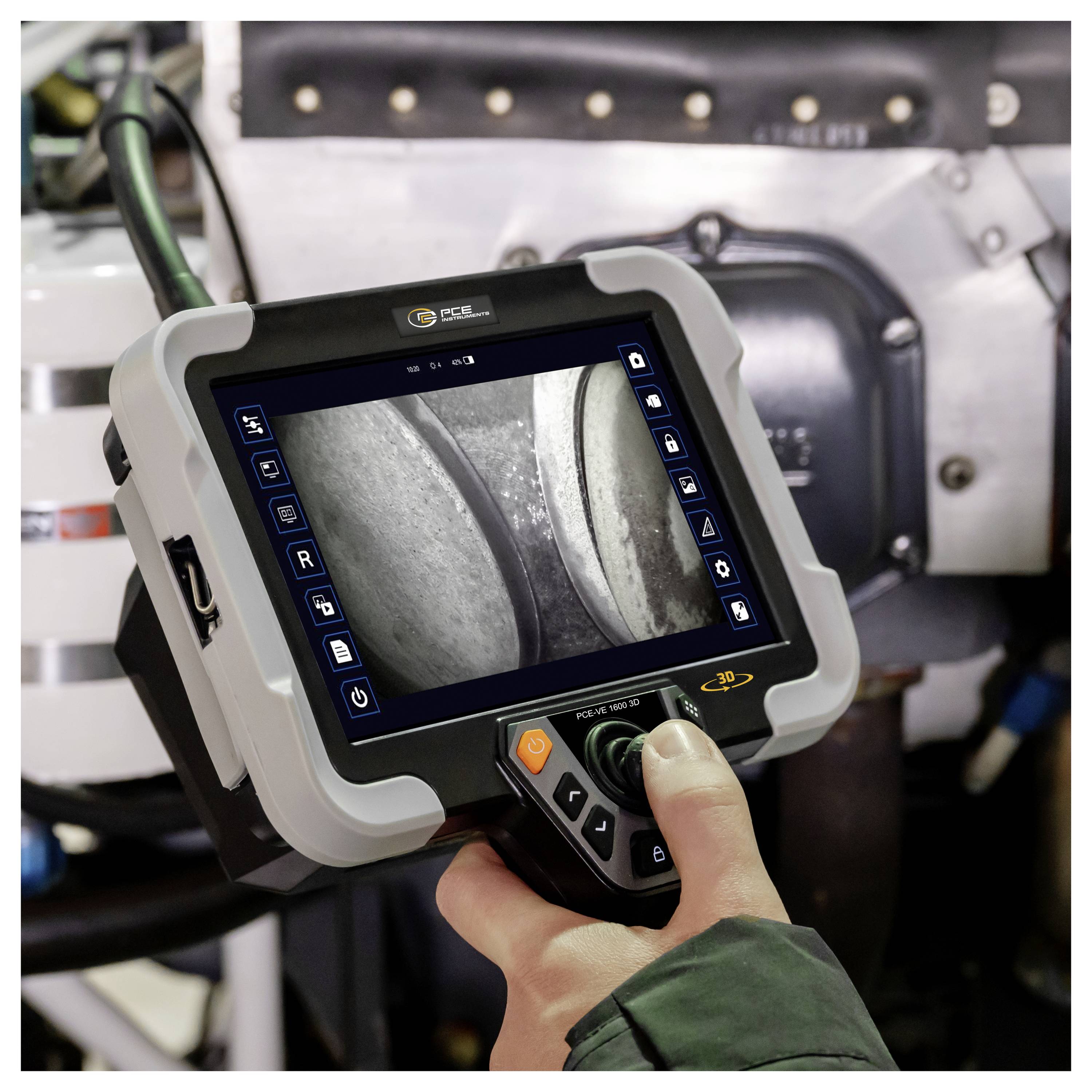 PCE Instruments PCE-VE 1600-3D Endoskop Sonden-Ø: 6mm Sonden-Länge: 3m