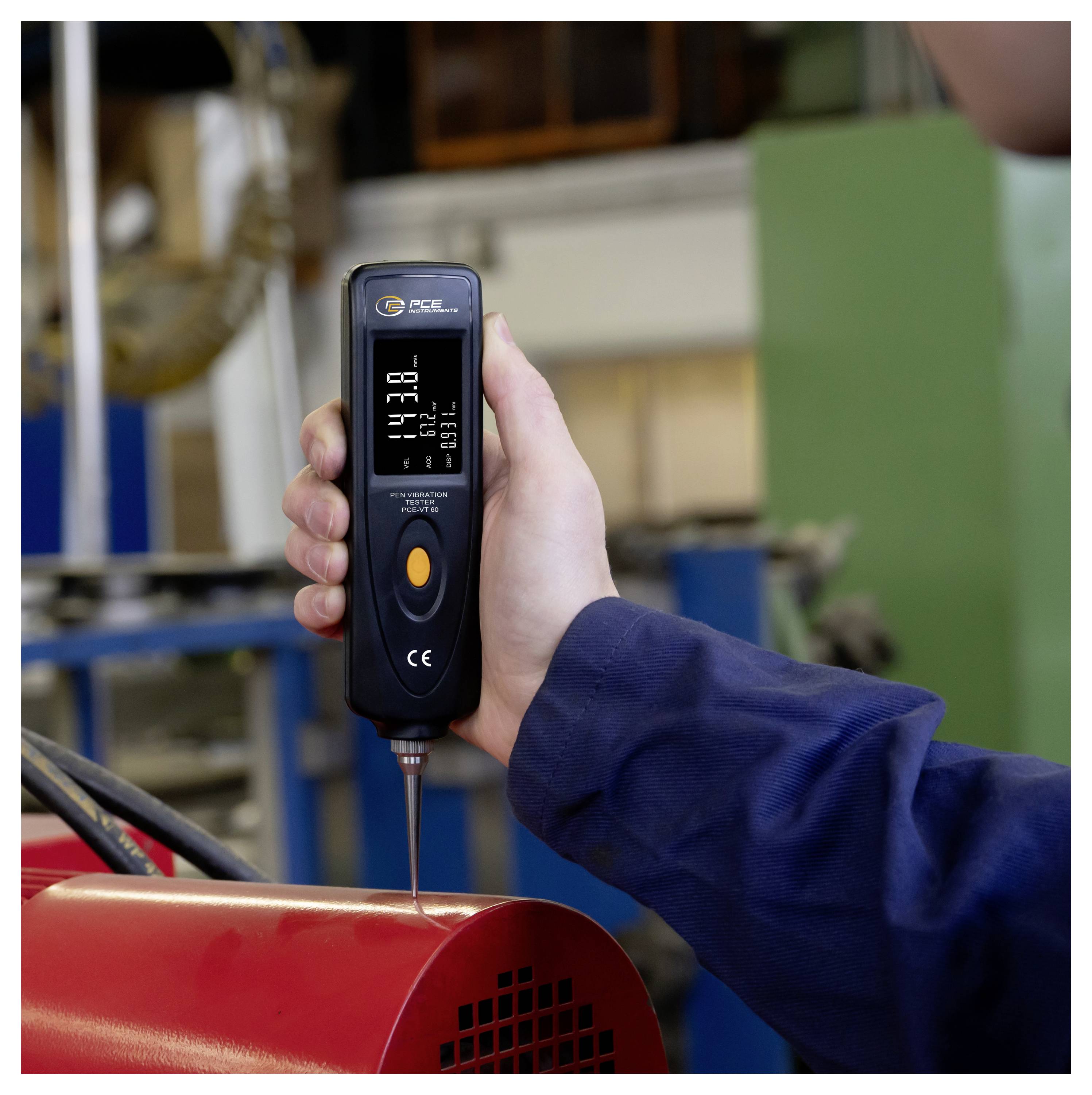PCE Instruments Vibrationsmessgerät 10%