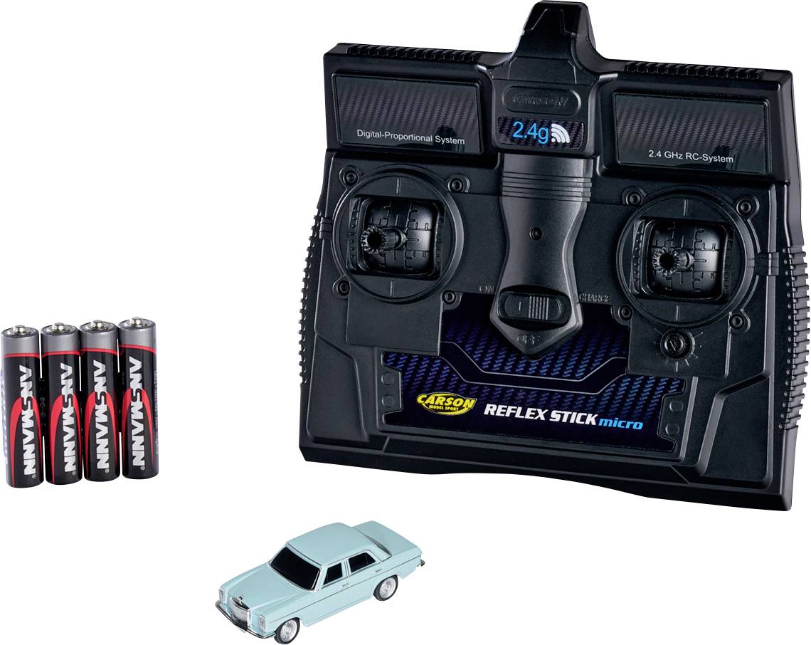 Carson Modellsport 500504170 1:87 RC Modellauto Elektro Straßenmodell Heckantrieb (2WD) inkl. Akku, Ladegerät und Senderbatterien